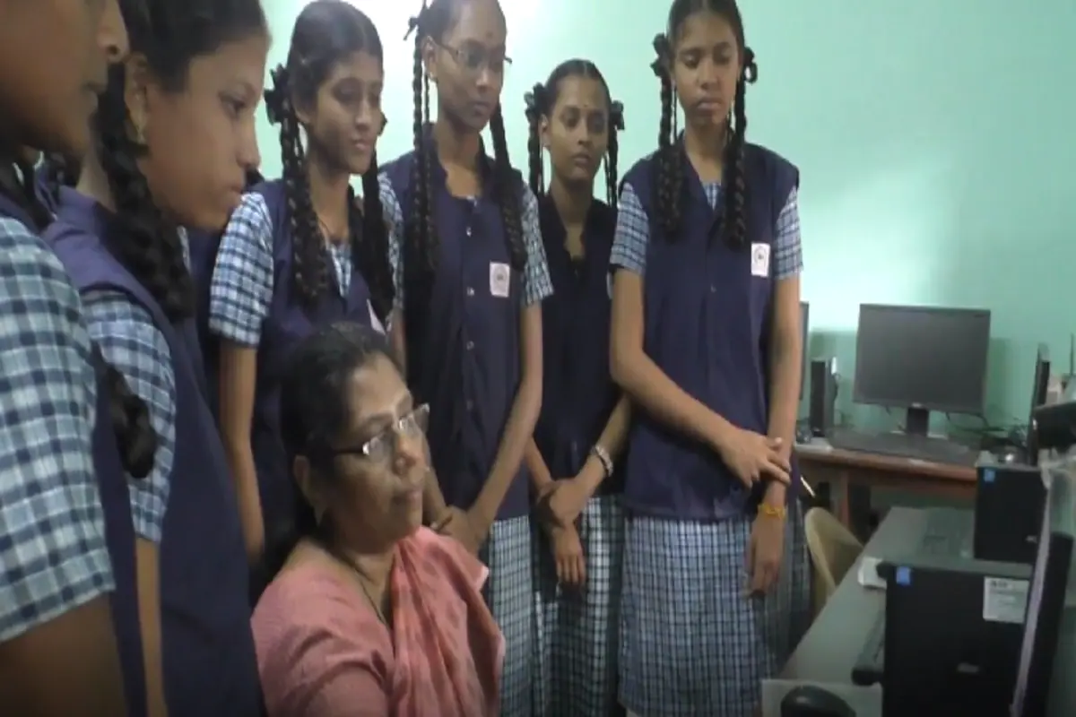 Madurai Government School Students making chip for ISRO Rocket