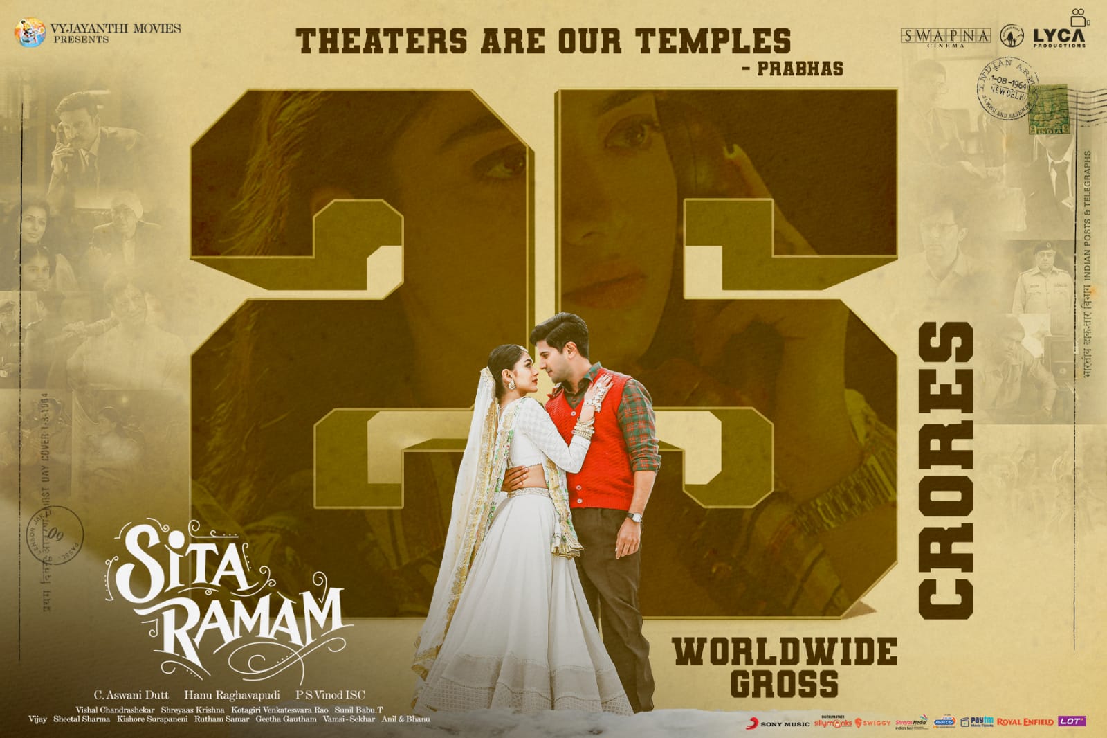 Dulquer Salmaan Sita Ramam Movie 3 Days Worldwide Box Office Collection