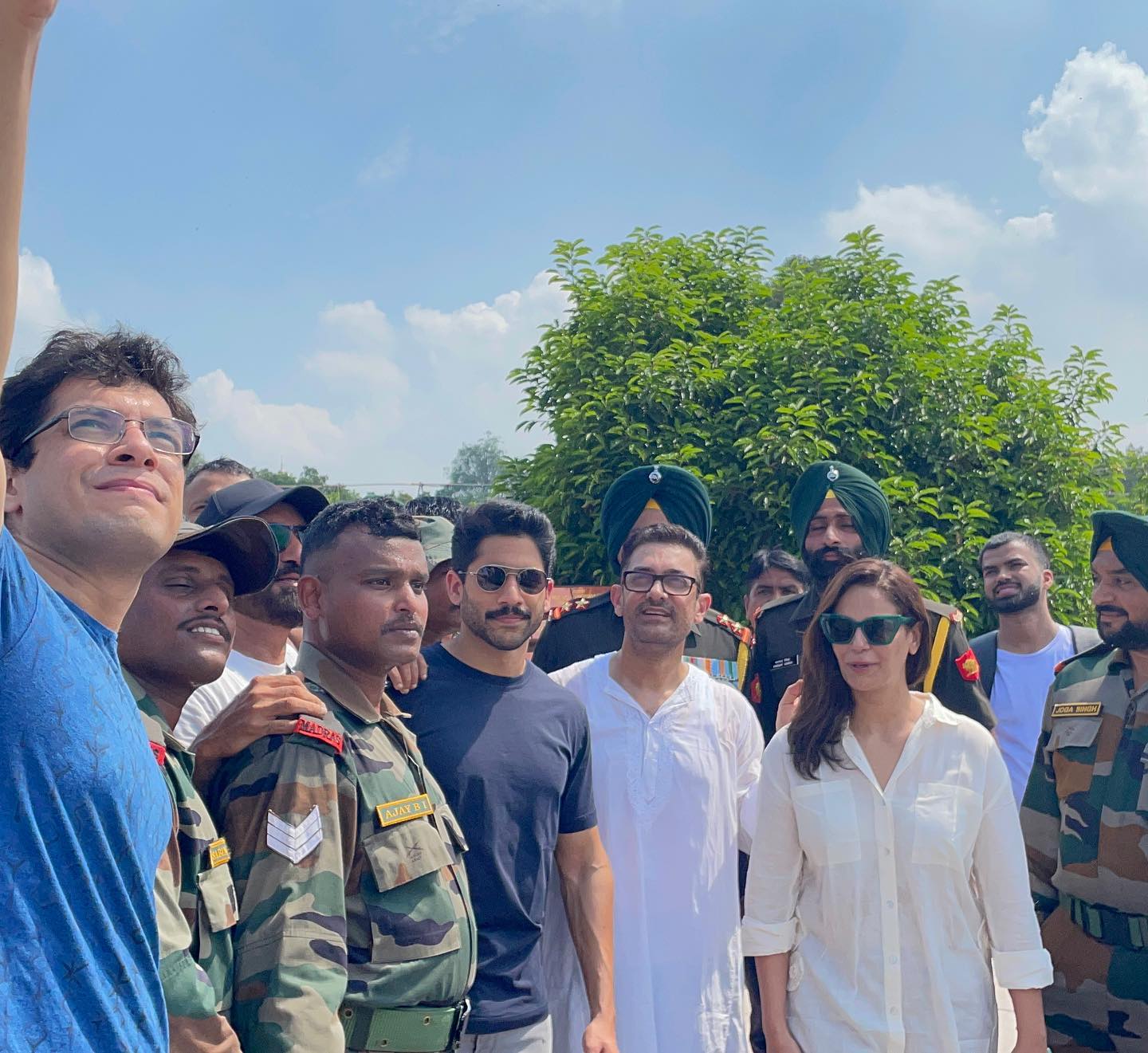 Aamir Khan Naga Chaitanya visited National War Memorial in Delhi