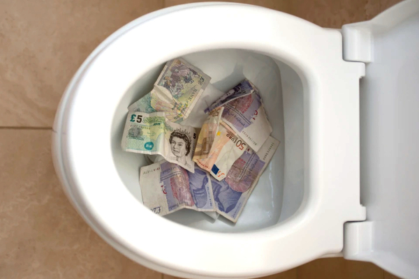 Woman flushed 330000 euro lottery jackpot down the Toilet