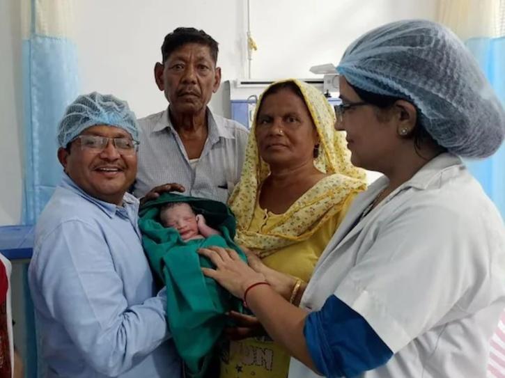 rajasthan 70 yr old woman give birth to first child by ivf