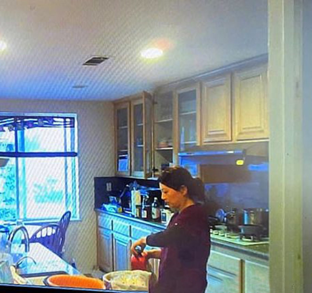 husband claims about his wife after placed camera in kitchen