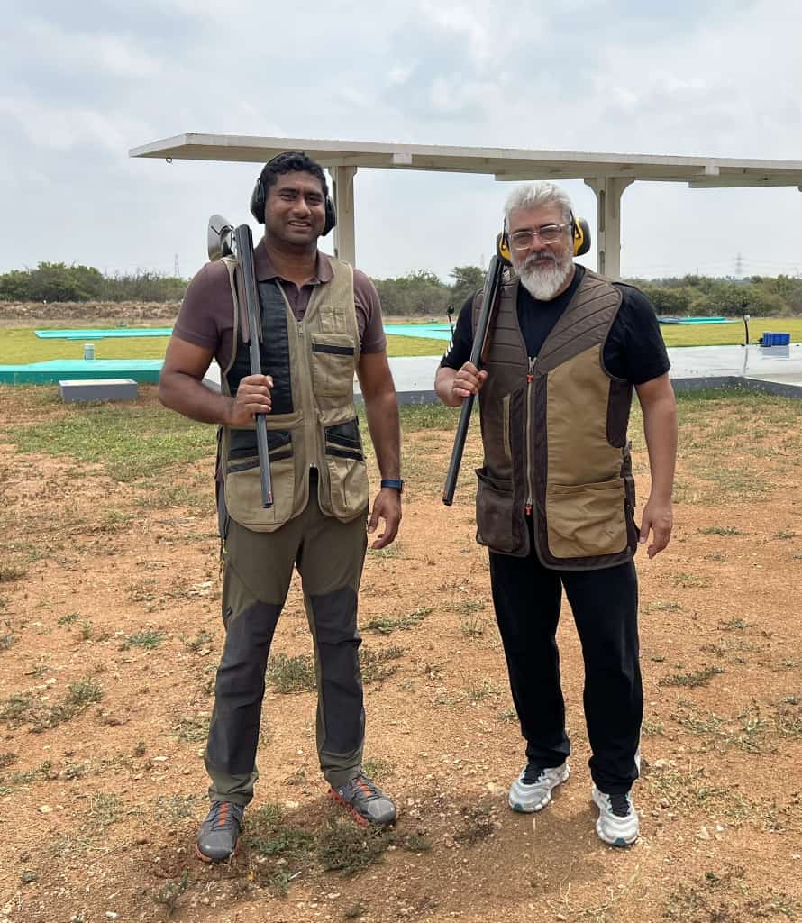 Ajith Kumar in AK 61 look Viral Photo with Bouncer