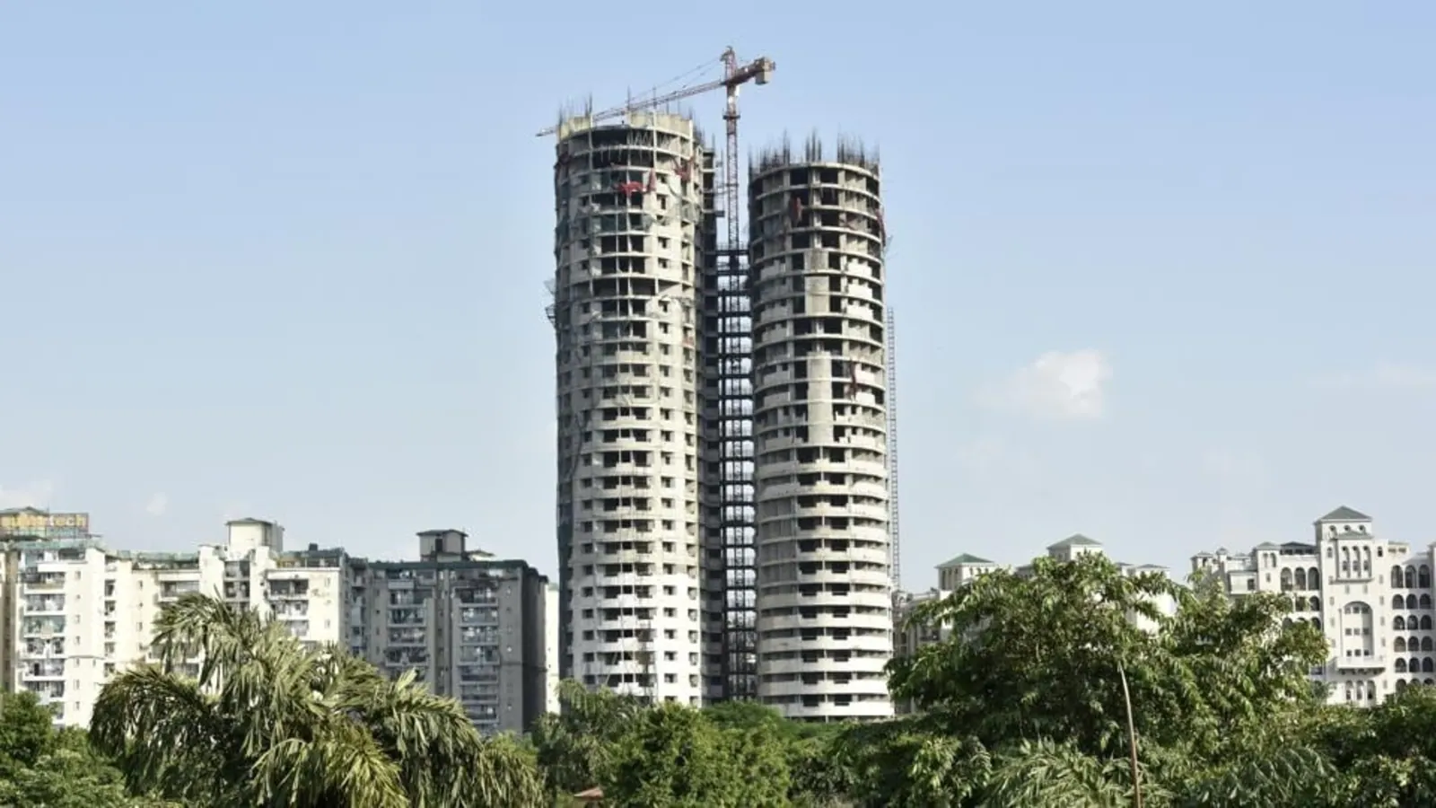 Noida Super Tech twin towers with explosives completed