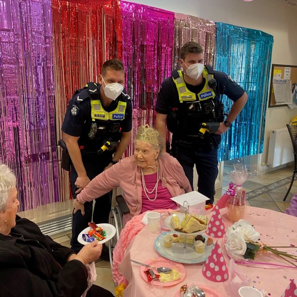 police arrest woman in her 100th birthday celebration for fun