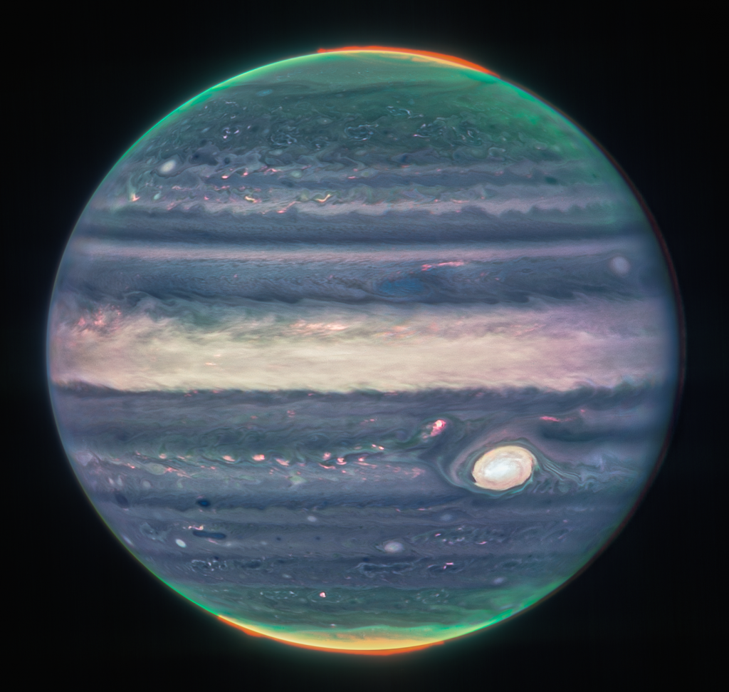 James Webb Jupiter Images Showcase Auroras Hazes