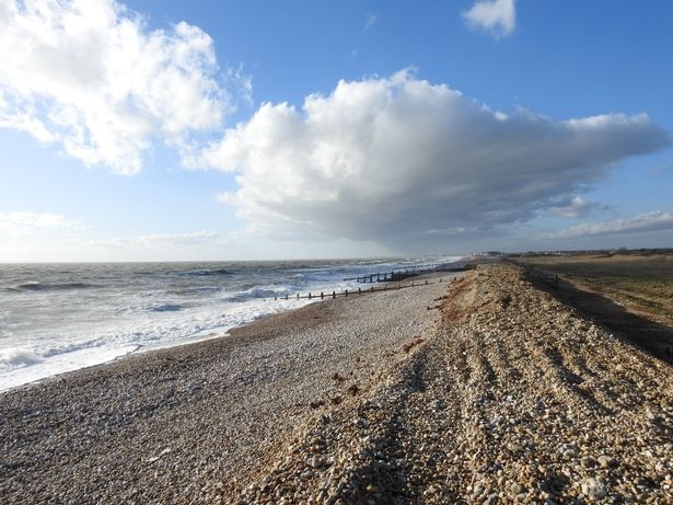 medmerry beach in england are banned for visiting to public 