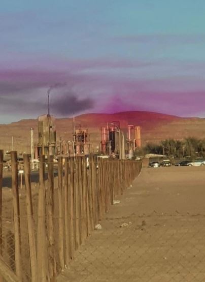 Chile purple mystery purple colour filled in sky people confused
