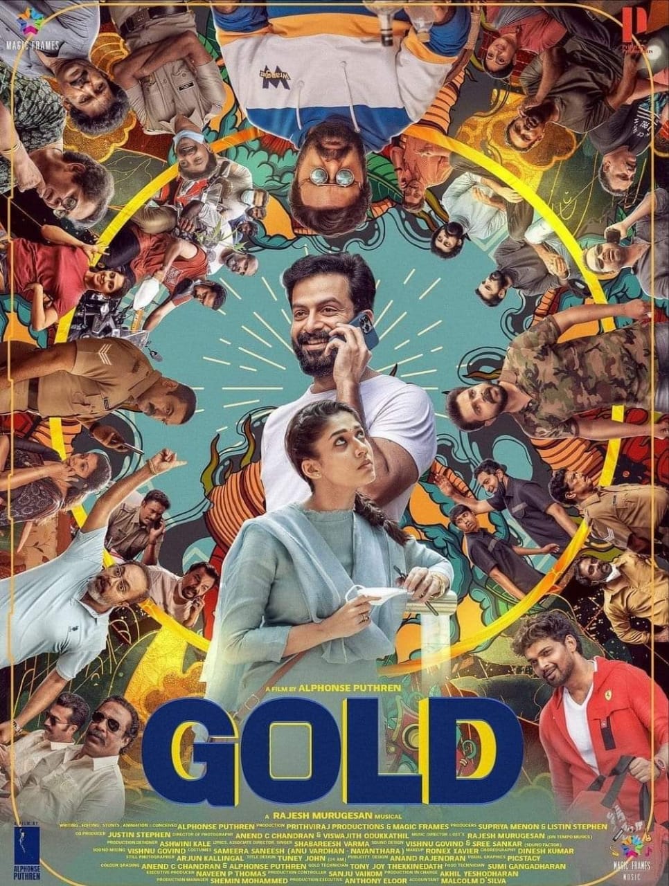 Premam Alphonse Puthren Gold Movie Tamil Language Poster