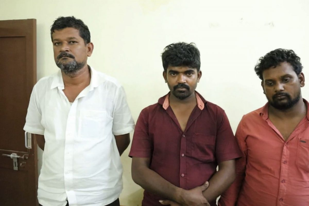 3 member gang arrested cellphone tower missing case in salem