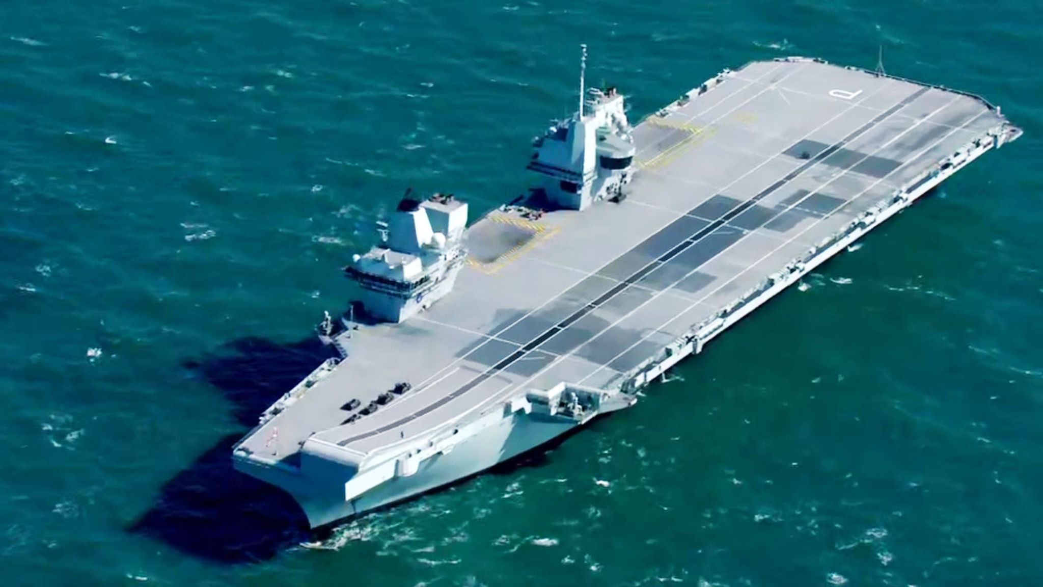British Navy carrier breaks down after departing for US
