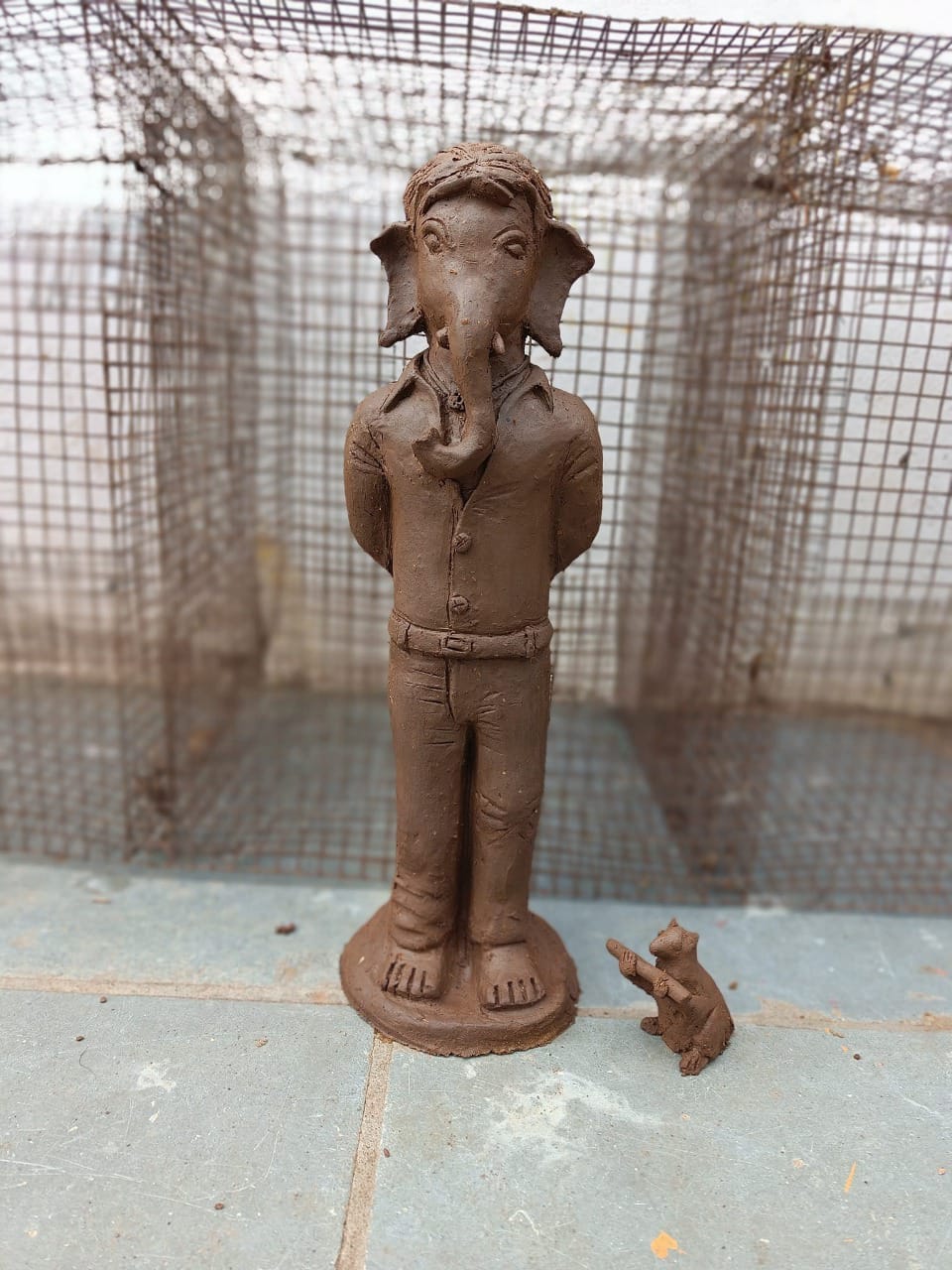 vinayakar chathurthi 2022 statue Jailer Rajini Look 