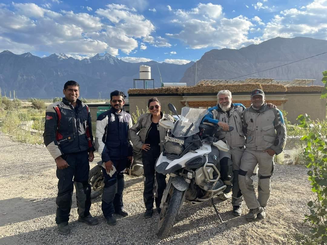 Manju Warrier Bike Ride with Ajithkumar at Ladakh Leh