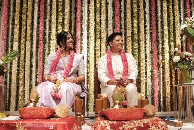 queer couple wedding Tamil Woman Marries Bangladeshi in Chennai