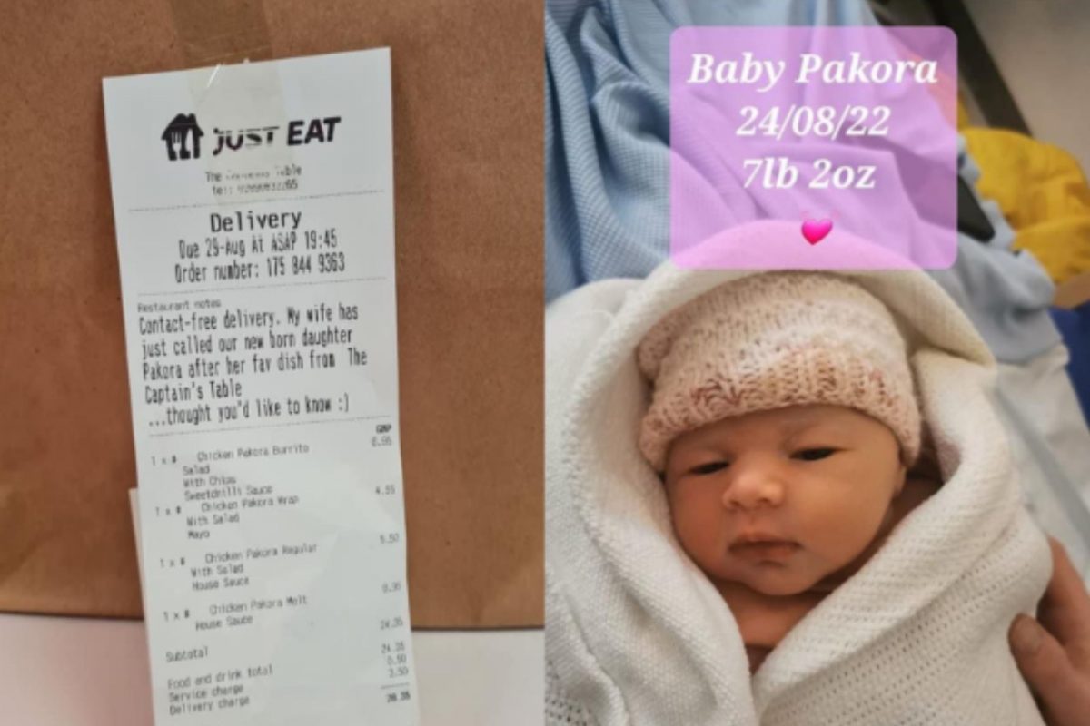 Is really UK parents named their newborn as pakora? deets