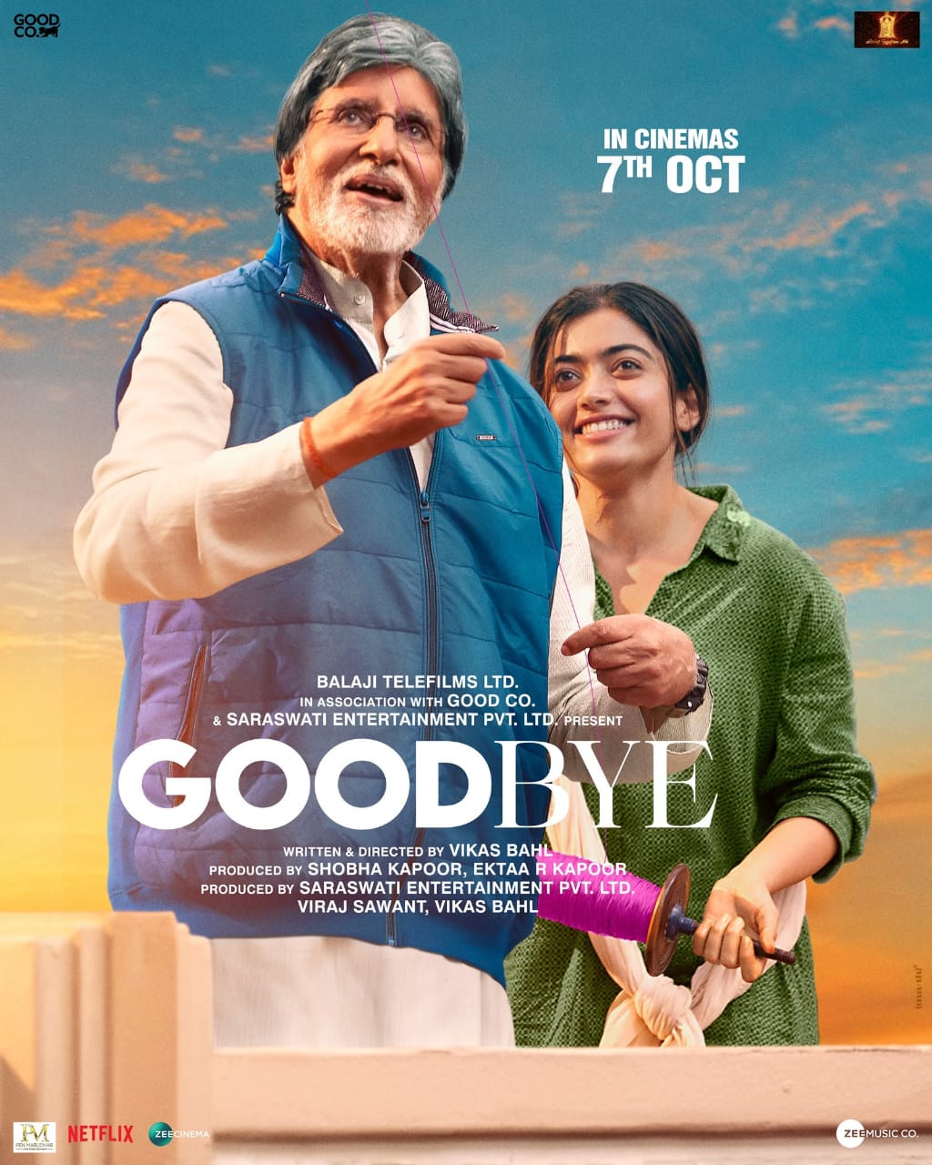 Rashmika Mandanna Amitabh Bachchan Good Bye Movie Release Date