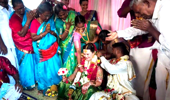 france girl marries Indian origin man who lives in France