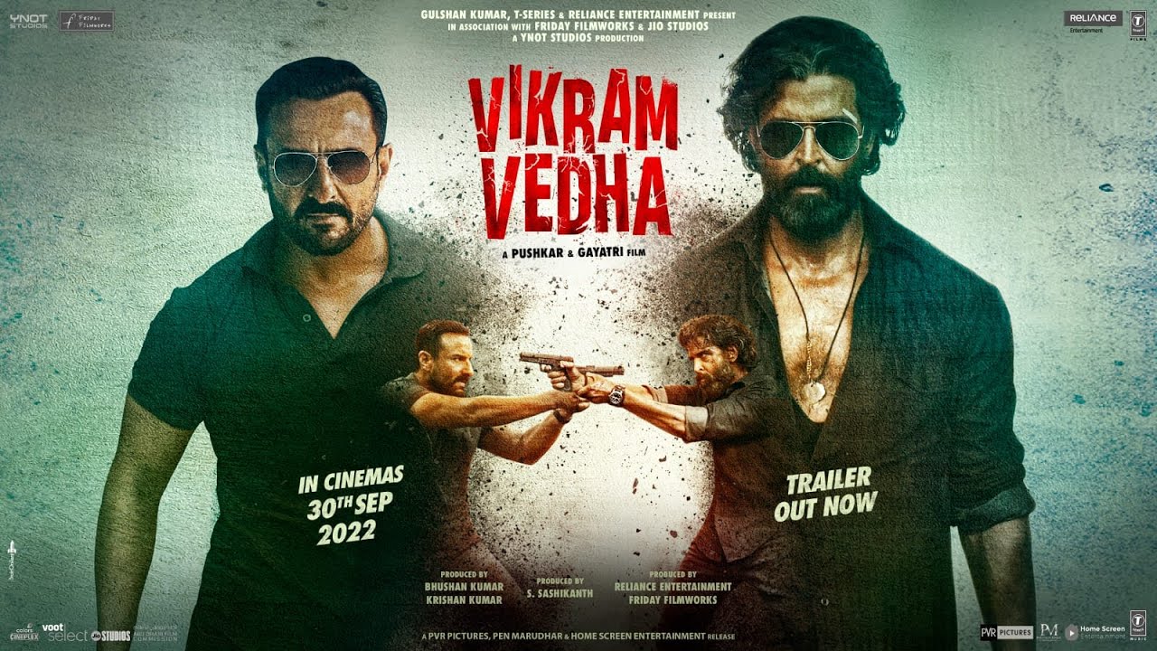 Hrithik Roshan Vikram Vedha Movie Hindi Trailer Released