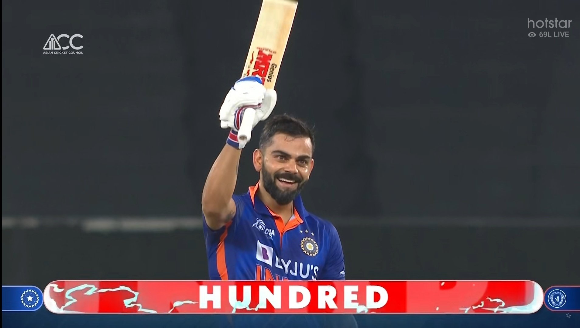 Kohli hits his 71st century after more than 1000 days
