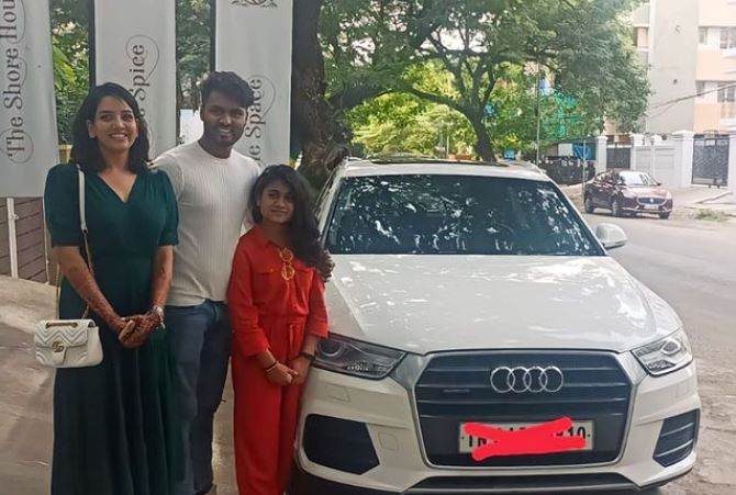 bigg boss amir pavani bought new car together viral pic 