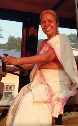 kerala 71 year old woman hold license for 11 heavy vehicles
