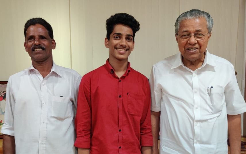 kerala student wants to meet cm amid his father financial issues