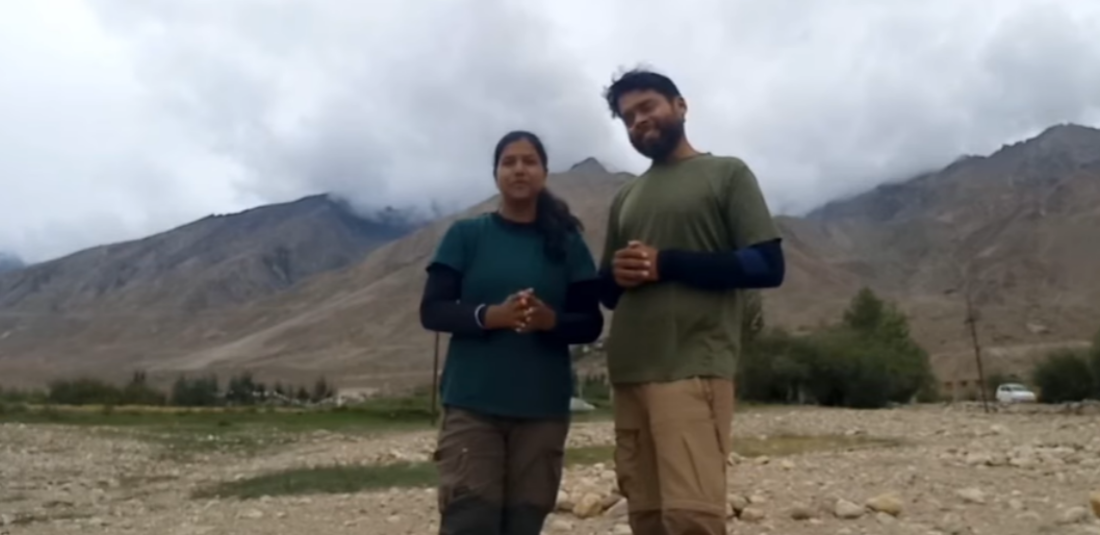 indian couple quits job and trek 3200 km to create awareness