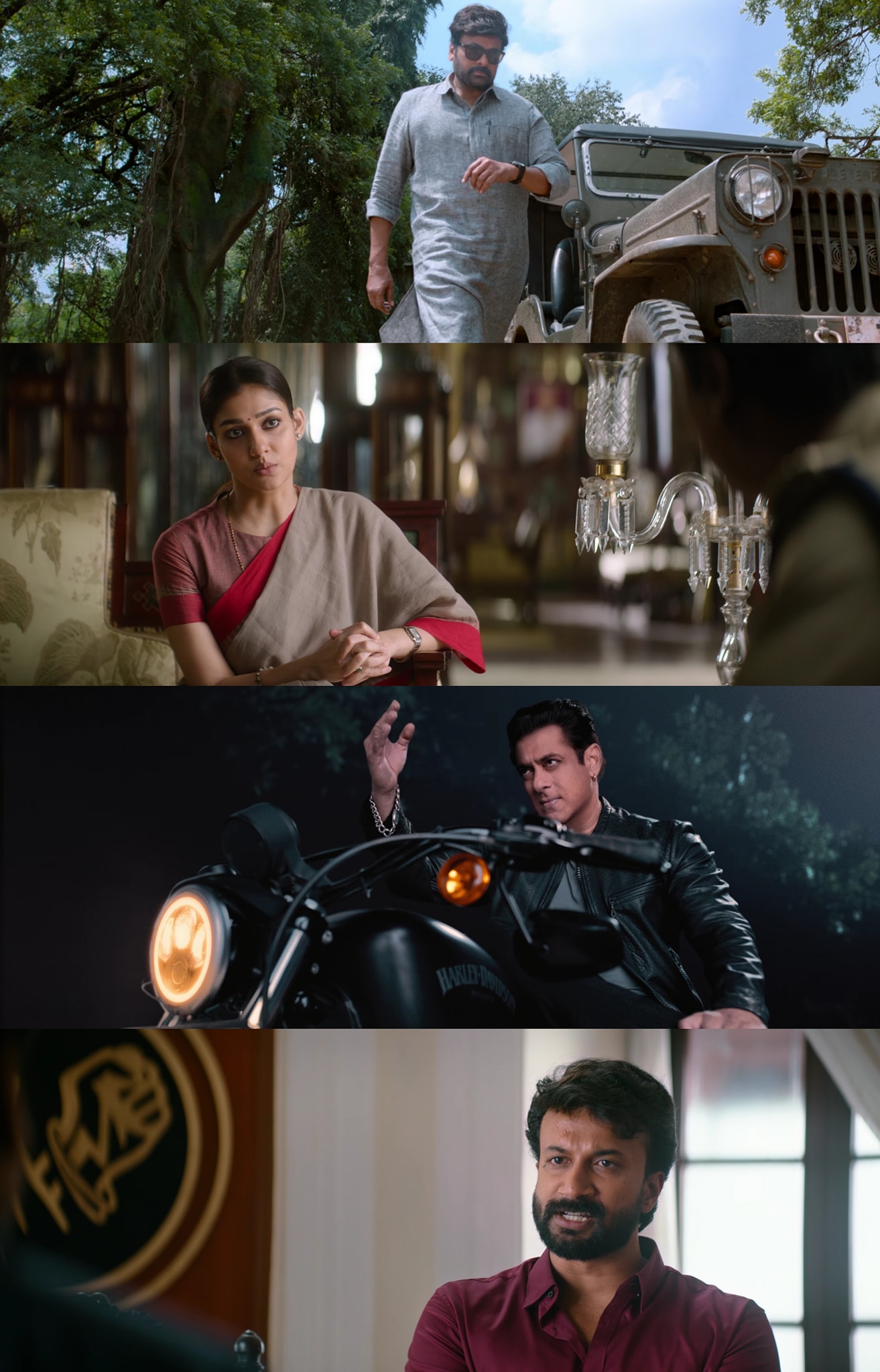 Salman Khan Chiranjeevi Nayanthara Godfather Movie Trailer