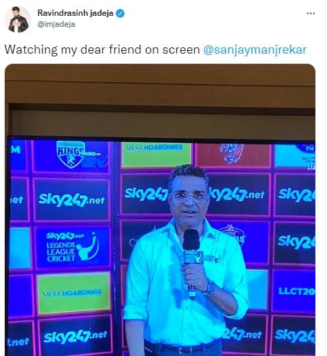 ravindra jadeja and sanjay manjrekar friendship tweets gone viral