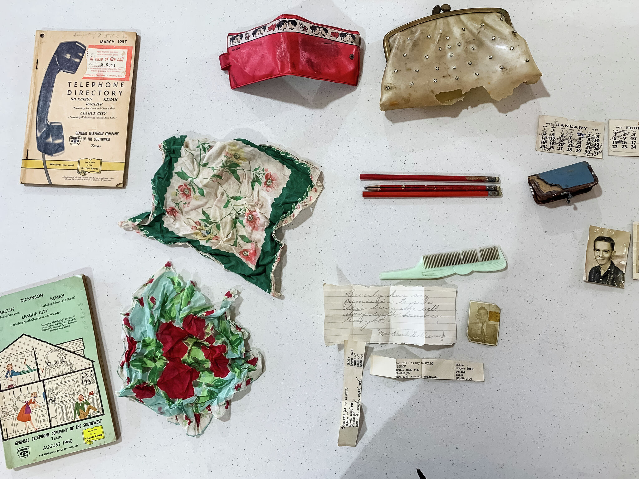 Purse from the 1950s found inside walls of former Texas school