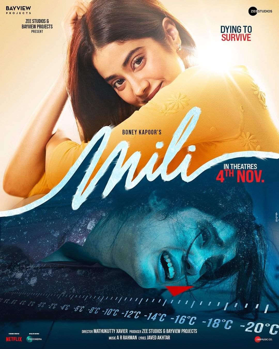 Janhvi Kapoor starrer Mili First look posters