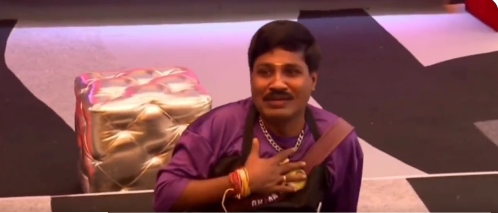Biggboss6 Tamil GP Muthu shocked heavily after a dog barking sound