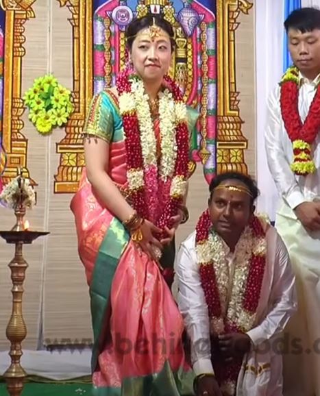 tamilnadu man love with taiwan woman married her