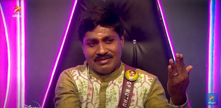 Biggboss 6 Tamil GP Muthu emotional while speaks to kamalhaasan 