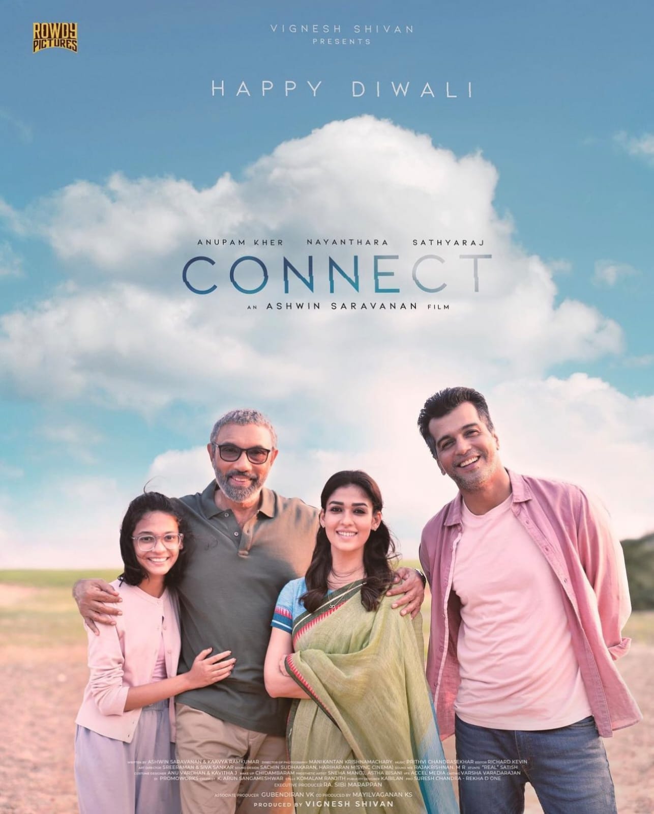 Nayanthara Vinay SathyaRaj Connect Movie Poster