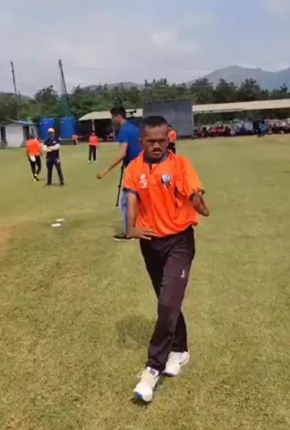 specially abled man bowling video wins people hearts
