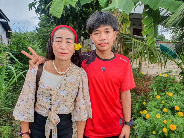 thailand youth engaged with 56 year old woman