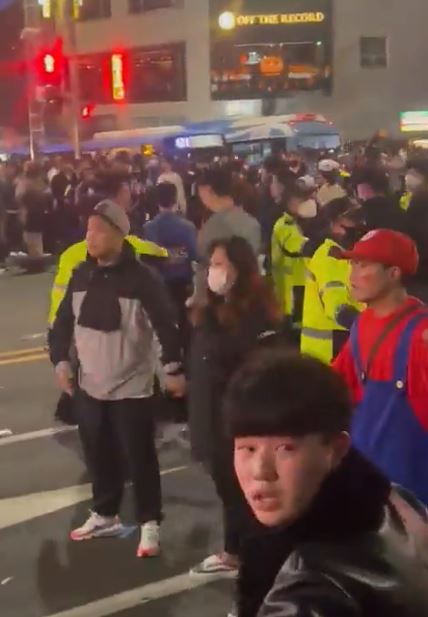 people dead cardiac arrest south korea halloween celebrations