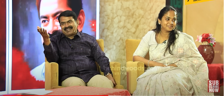 Seeman wife kayalvizhi talk about the first meeting with her husband