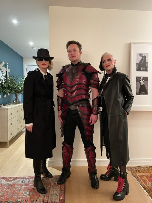 Elon Musk Attends Halloween Party Costume pic goes viral