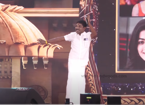 GP Muthu dances to Sami song from the Pushpa movie video