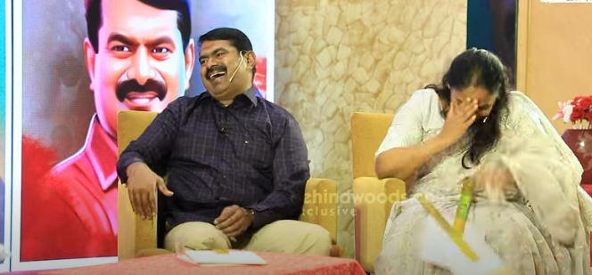 Seeman and his wife kayalvizhi shares their love proposal moment 