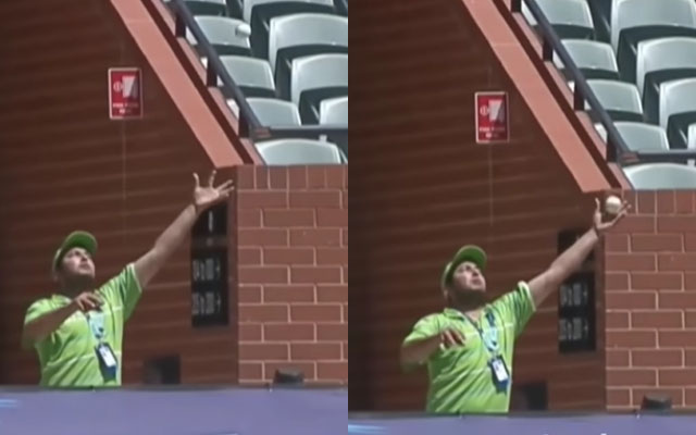 spectator one handed catch in t 20 world cup match
