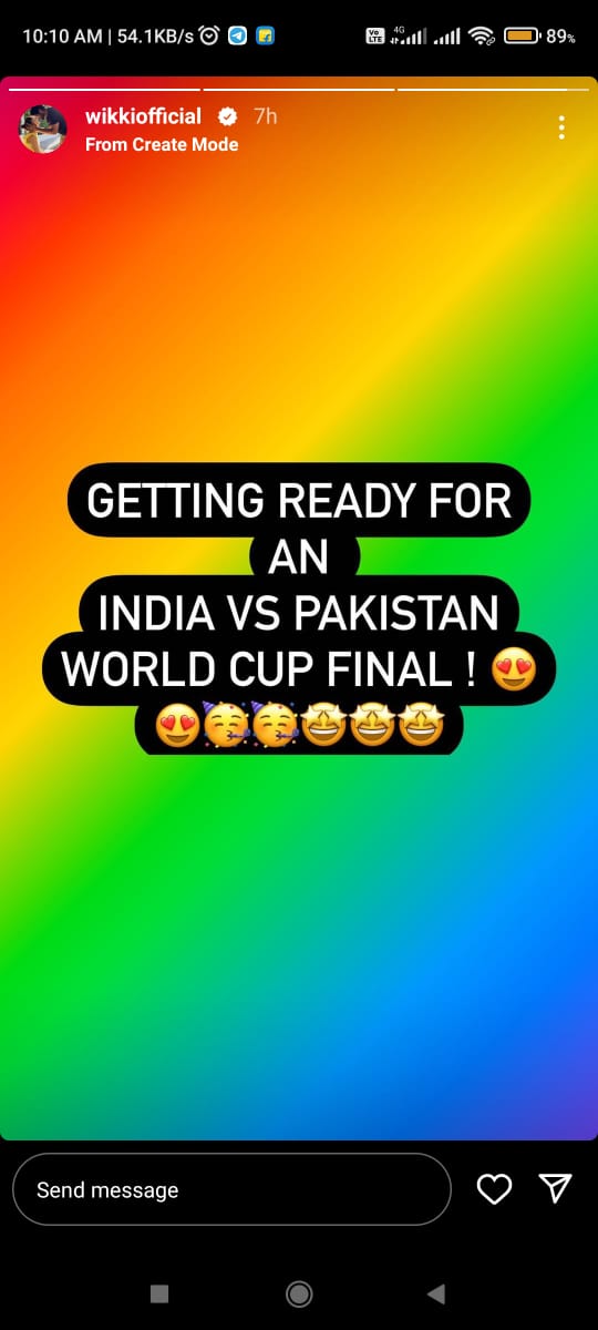 Vignesh Shivan Predict India vs Pakistan in World Cup T20 Final 