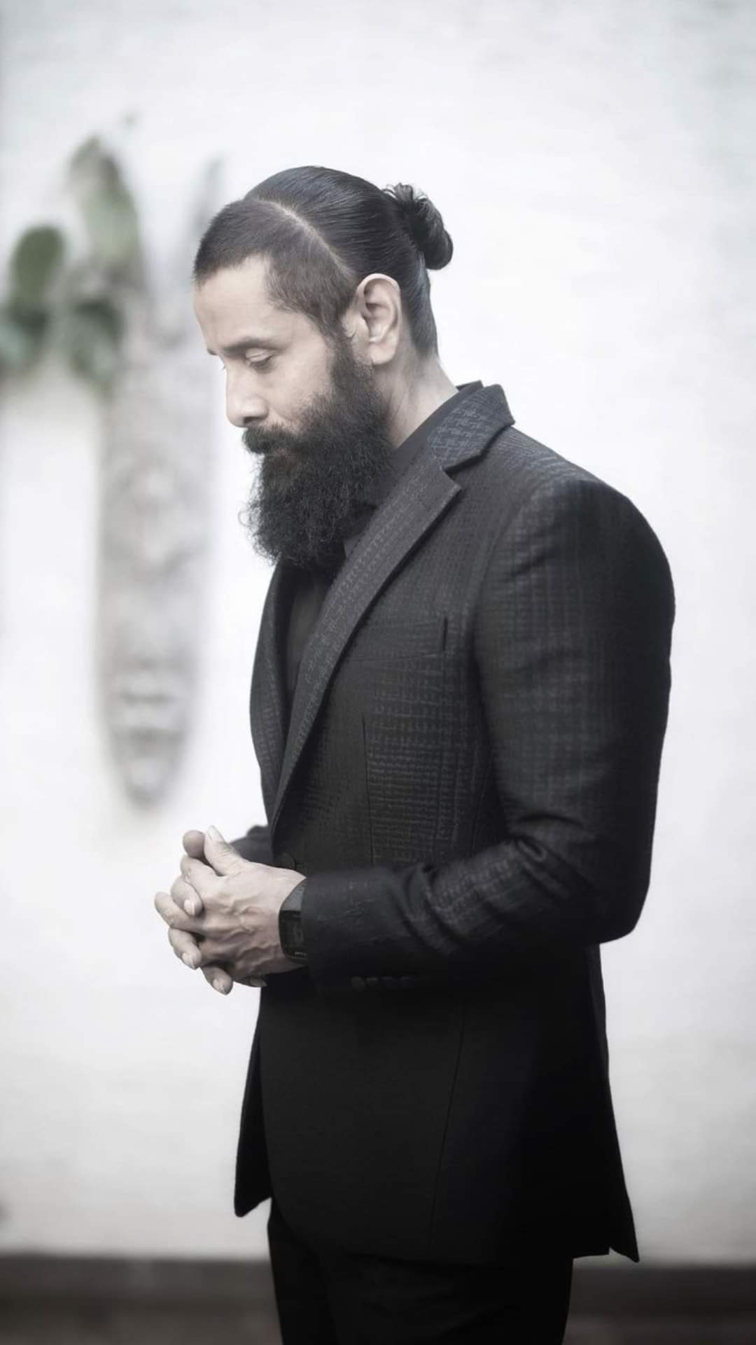 Chiyaan Vikram Latest Photoshoot with Thangalaan Getup 