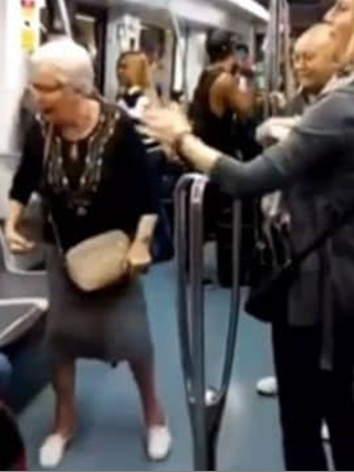 Elderly man invites wife to dance on train video goes viral