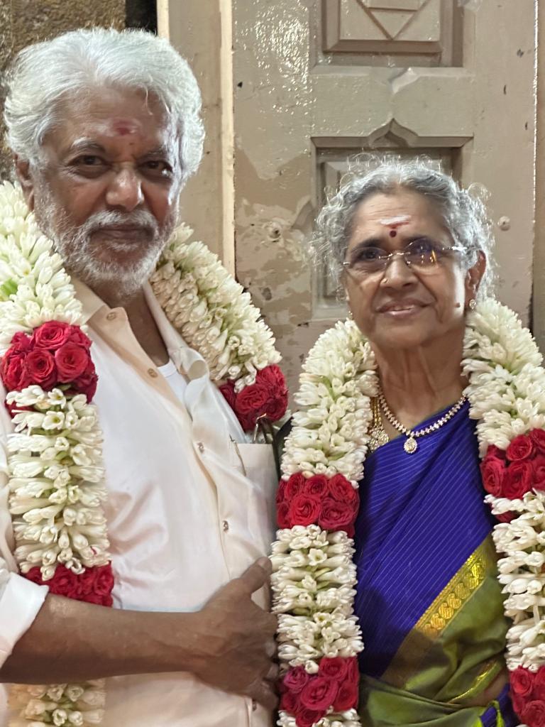 Jayam Ravi parents 50th anniversary celebrated at Tirutani 