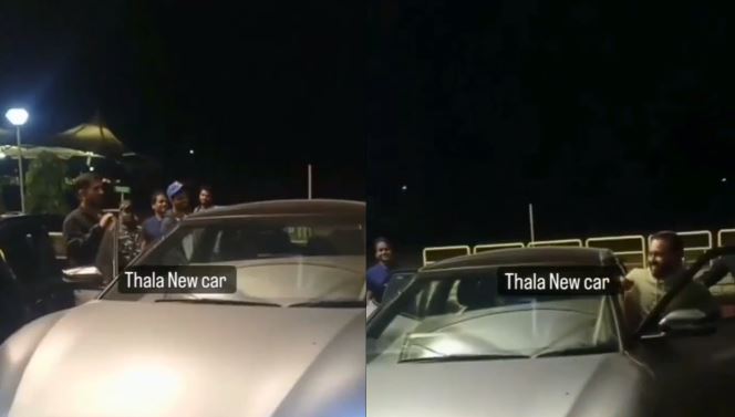 Dhoni buys new car take indian cricketers for a ride