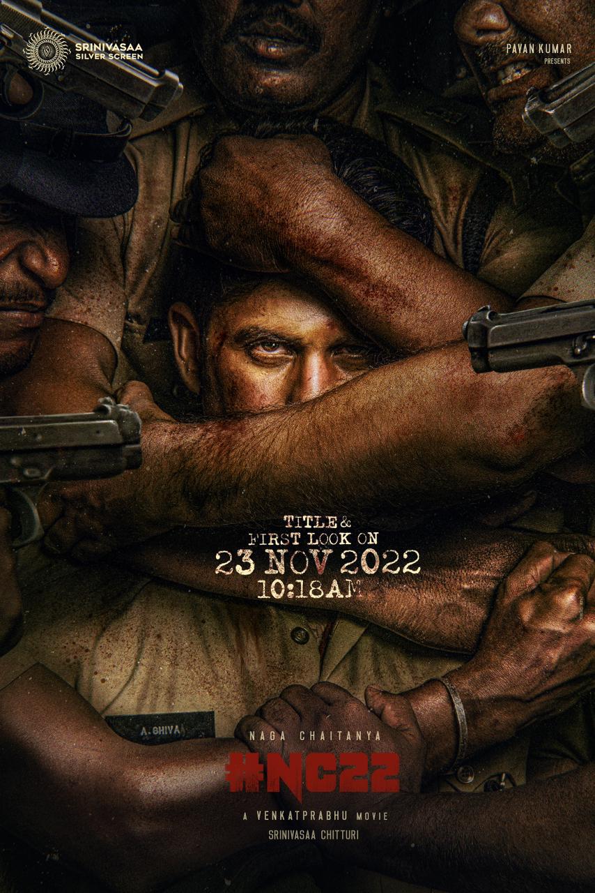 Venkat Prabhu Naga Chaitanya NC22 Movie Announcement Poster 