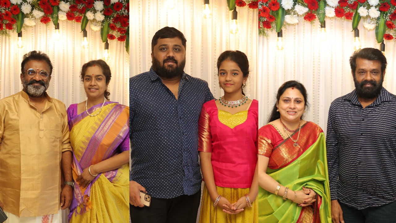 Tamil Producer Dhananjayan Daughter marriage pics Trending 